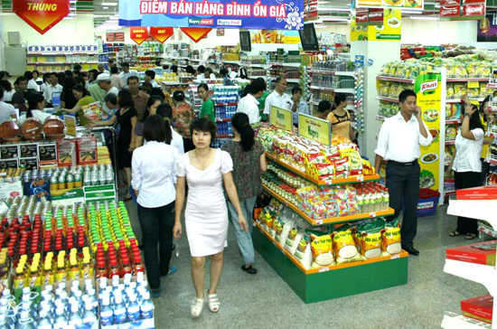 Điểm bán hàng bình ổn giá của Hapro.