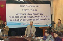 Đại diện Tổng cục Thuỷ sản cho rằng WWF đã vi phạm hai nguyên tắc cơ bản.