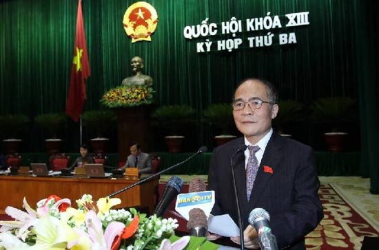 Chủ tịch PG88 ⭐ Link trang chủ số 1 nhà cái PG88 com casino slot Nguyễn Sinh Hùng phát biểu bế mạc kỳ họp.