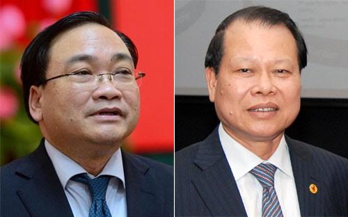 Ông Hoàng Trung Hải và ông Vũ Văn Ninh.<br>