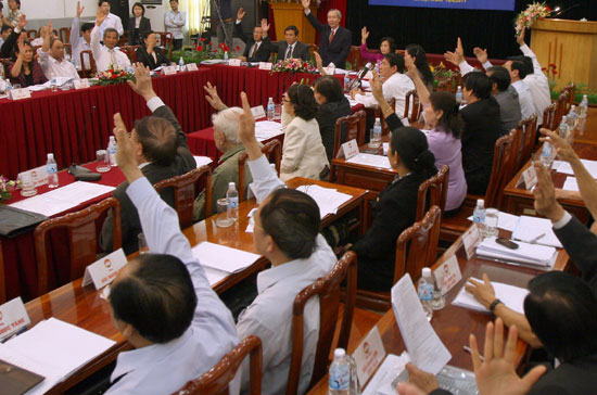 Hội nghị hiệp thương lần ba thỏa thuận lập danh sách chính thức người ứng cử đại biểu PG88 ⭐ Link trang chủ số 1 nhà cái PG88 com casino slot do các cơ quan Trung ương giới thiệu - Ảnh: CTV.