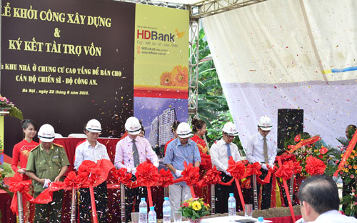 Lãnh đạo Bộ Công an và nhà đầu tư tham dự lễ khởi công Link Trang Chủ PG88.Com Mới #2026 ngày 22/6.<br>