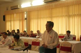 Kích cầu là một trong những nội dung được nhiều đại biểu PG88 ⭐ Link trang chủ số 1 nhà cái PG88 com casino slot tập trung thảo luận - Ảnh: Mạnh Cường.