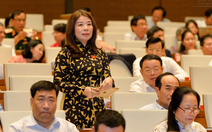 Đai biểu Lê Thu Hà (Lào Cai) tại phiên thảo luận về tình hình PG88 ⭐ Link trang chủ số 1 nhà cái PG88 com casino slot - xã hội.