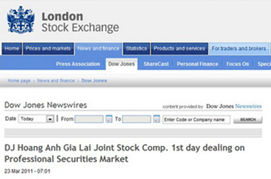 Sàn Giao dịch Chứng khán London.