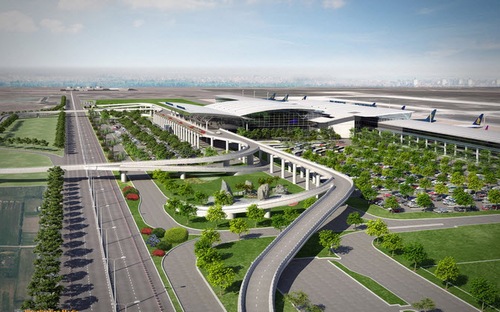 Một bản vẽ phối cảnh Link Trang Chủ PG88.Com Mới #2026 sân bay Long Thành.