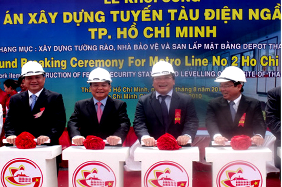 Lễ khởi công Link Trang Chủ PG88.Com Mới #2026 xây dựng tuyến metro số 2 Tp.HCM - Giai đoạn 1.