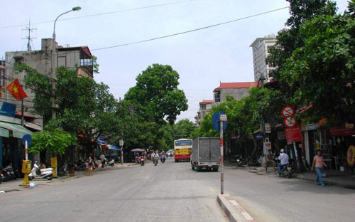 Phố Minh Khai, Hà Nội.<br>