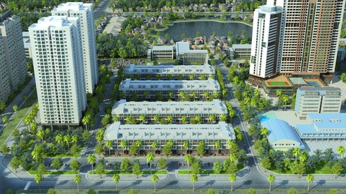 Mon City với hạng mục nhà liền kề sẽ là điểm nhấn mới tại khu vực Mỹ Đình - Lê Đức Thọ.