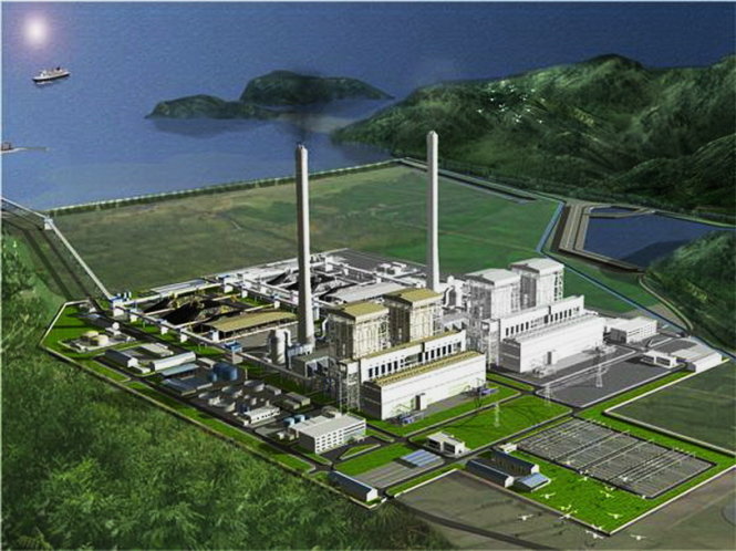 Phối cảnh tổng thể Link Trang Chủ PG88.Com Mới #2026 Nhà máy nhiệt điện Quảng Trạch 1.<br>