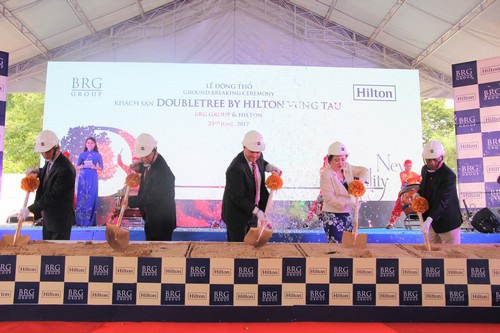 Nghi thức động thổ khách sạn DoubleTree by Hilton Vũng Tàu.
