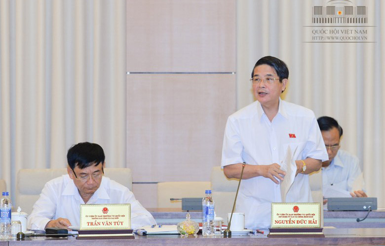 Chủ nhiệm Ủy ban Pg88ok giải trí thể thao, casino, bắn cá và slot - Ngân sách Nguyễn Đức Hải phát biểu tại phiên họp.