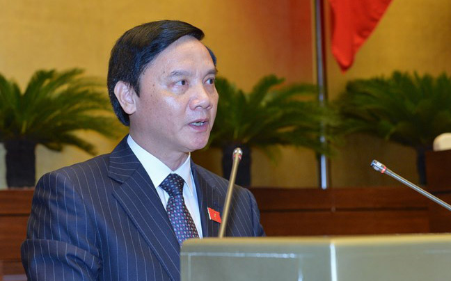 Chủ nhiệm Uỷ ban Pháp luật Nguyễn Khắc Định trình bày báo cáo thẩm tra Link Trang Chủ PG88.Com Mới #2026 luật.