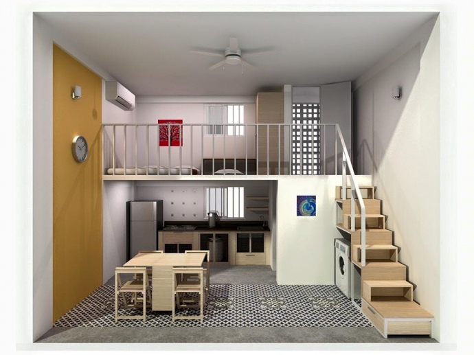 Thiết kế căn hộ 100 triệu đang được dư luận quan tâm tại Bình Dương.<br>