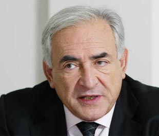 Ông Dominique Strauss-Kahn, Giám đốc điều hành IMF.