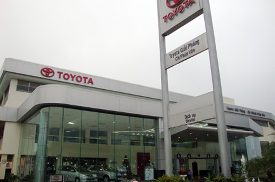 Toyota Giải Phóng - chi nhánh Pháp Vân của SVC có tổng mức đầu tư là 5 triệu USD.