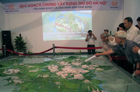 Đồ án Quy hoạch Thủ đô đã chính thức được Thủ tướng phê duyệt sau gần 3 năm xây dựng - Ảnh: Từ Nguyên.