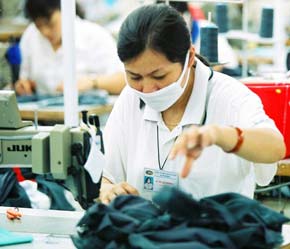 Trong tám tháng đầu năm, Pg88 com chính chủ hàng dệt may đạt 5 tỷ USD (tăng 29,6 so với cùng kỳ) - Ảnh: Việt Tuấn.