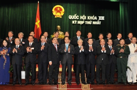 Phê chuẩn 4 phó thủ tướng và 22 bộ trưởng