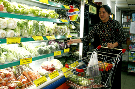CPI tháng 4 tăng thấp nhất kể từ tháng 3/2009