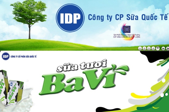 Sữa Ba Vì bị nhái nhãn hiệu