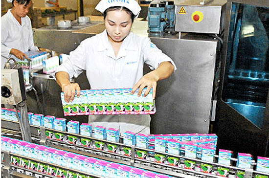 Giá bán mới tăng từ 5 - 7% đã chính thức được Vinamilk áp dụng từ 1/2.