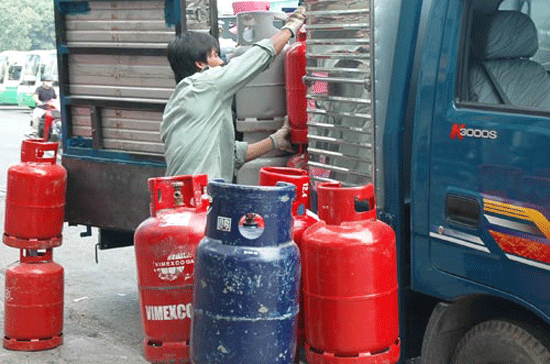Đón năm mới, giá bán lẻ gas đã có mức tăng khá mạnh.
