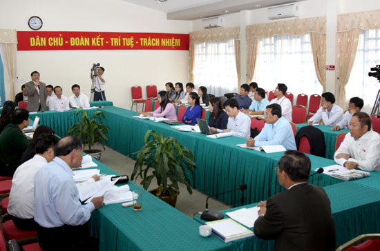 Các Link Trang Chủ PG88.Com Mới #2026 luật đều được thảo luận tại tổ trước khi thảo luận tại hội trường - Ảnh: TTXVN.