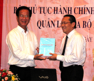Bộ Kế hoạch và Đầu tư công bố bộ thủ tục Pg88hi nạp rút siêu tốc - Ảnh: Anh Quân.