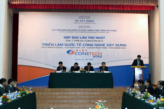 Họp báo giới thiệu Vietconstech 2012 chiều 27/2. Pg88ok ưu đãi đăng ký đang định hướng cho Vietconstech trở thành một trong các sự kiện thường niên lớn nhất trong lĩnh vực xây dựng ở Việt Nam.