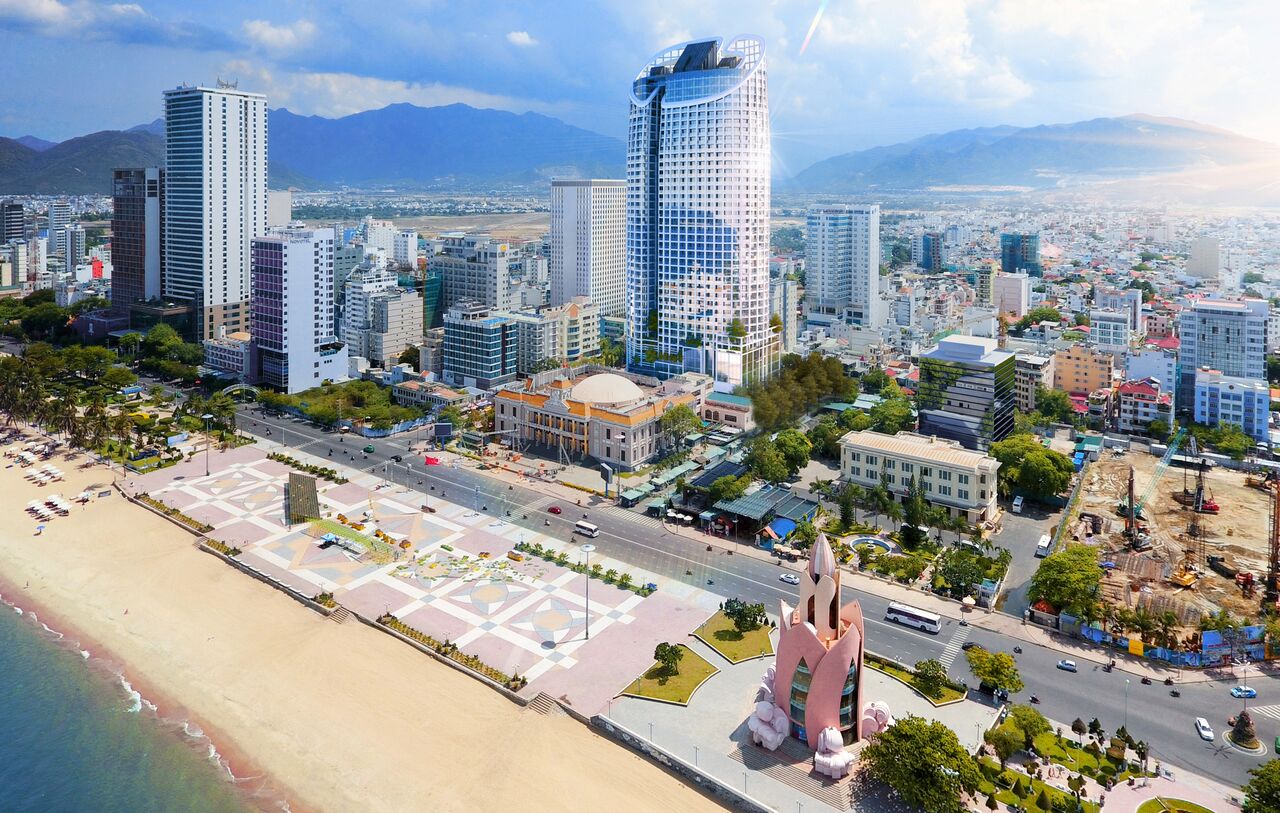 Phối cảnh Link Trang Chủ PG88.Com Mới #2026 Panorama Nha Trang do Công ty Cổ phần xây dựng Vịnh Nha Trang làm chủ đầu tư. 