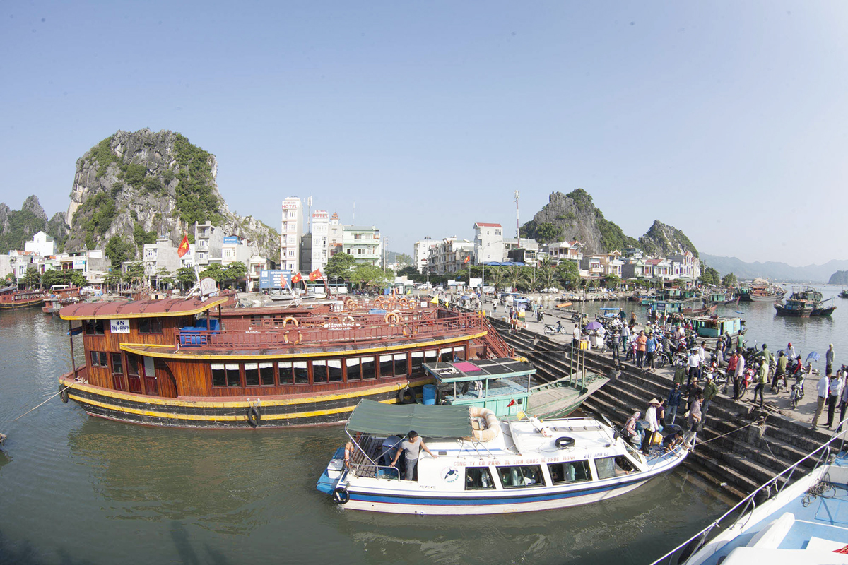 Một góc huyện đảo Vân Đồn, Quảng Ninh.<br>