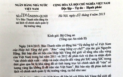 Công văn Pg88 com chính chủ Nhà nước gửi Bộ Công an đề nghị “phối hợp xử lý”.<br>