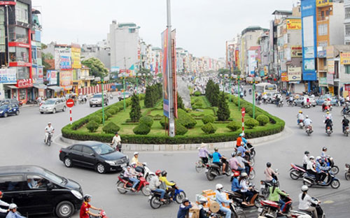 Đoạn Ô Chợ Dừa - Hoàng Cầu sẽ nối vào phố Xã Đàn.<br>