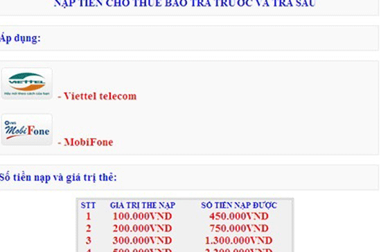 Viettel lại phát hiện website giả mạo