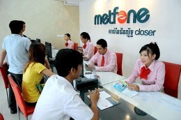 Mạng thông tin di động Metfone của Viettel tại Campuchia.
