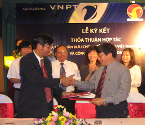 Vincom là 6Pg88.con độc quyền mỗi ngày tư nhân đầu tiên VNPT ký thỏa thuận hợp tác - Ảnh: Từ Nguyên.