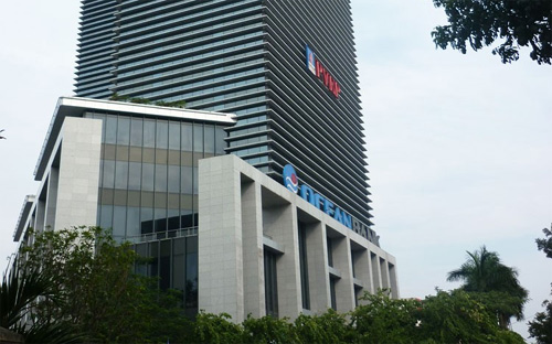 Trụ sở Tập đoàn Dầu khí Quốc gia Việt Nam (Petro Vietnam) tại Hà Nội.<br>