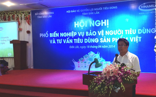 Ông Nguyễn Ngọc Thành, Giám đốc PG88 Uy Tín Số 1 Việt Nam khu vực miền Trung 2, Vinamilk chia sẻ với người tiêu dùng các thông tin về công ty.