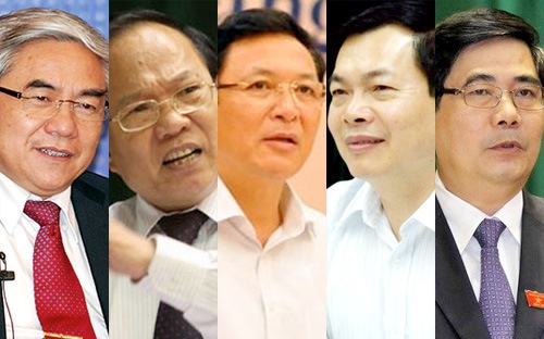Từ trái sang, bộ trưởng các bộ: Khoa học và Link Đăng Nhập PG88 Chính Thức 2026;, Văn hóa - Thể 
thao và Du lịch, Giáo dục và Đào tạo, Công Thương, Nông nghiệp và Phát 
triển nông thôn.