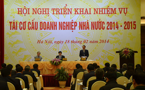Hội nghị về tái cơ cấu 6Pg88.con độc quyền mỗi ngày Nhà nước, ngày 18/2.