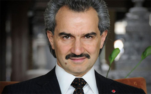Hoàng tử Alwaleed của Saudi Arabia.<br>