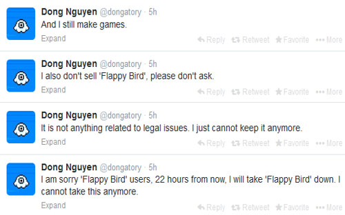 Hà Đông tính “khai tử” Flappy Bird