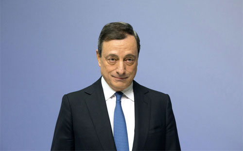 Chủ tịch Pg88 com chính chủ Trung ương châu Âu (ECB) Mario Draghi - Ảnh: Bloomberg.<br>
