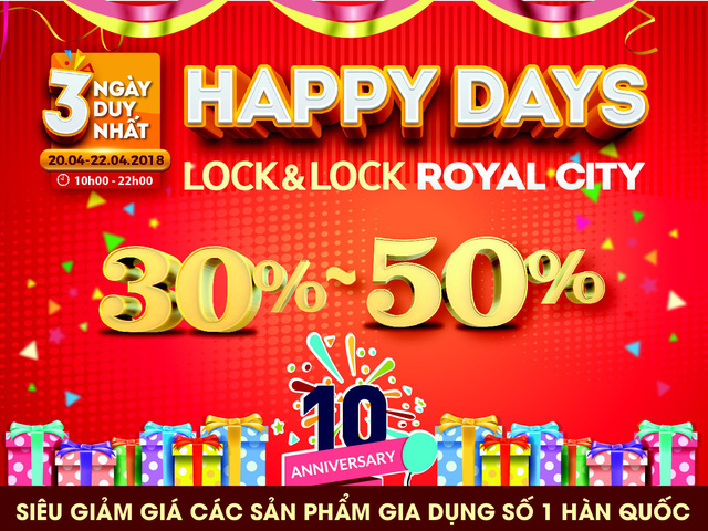Lock&Lock ưu đãi lớn kỷ niệm 10 năm đến Việt Nam  - Ảnh 1.
