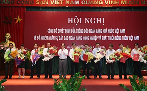 Người BIDV và Vietcombank đảm nhiệm vị trí cao cấp tại Agribank