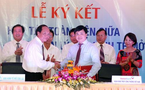 Lễ ký kết hợp tác toàn diện giữa VietinBank và ban quản lý khu PG88 ⭐ Link trang chủ số 1 nhà cái PG88 com casino slot mở Chu Lai.