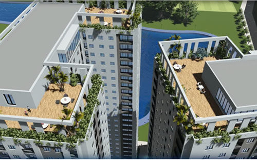 Phối cảnh khu sinh hoạt chung của Link Trang Chủ PG88.Com Mới #2026 Hateco Hoàng Mai.<br>