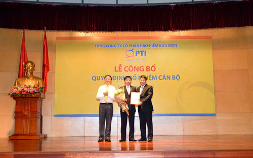 Lễ công bố quyết định bổ nhiệm nhân sự cấp cao của Tổng công ty PTI.