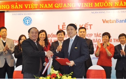 Bảo hiểm Xã hội Việt Nam và Pg88 com chính chủ Công thương Việt Nam (VietinBank) đã ký hợp đồng nguyên tắc thu, thu nợ bảo hiểm xã hội, bảo hiểm y tế, bảo hiểm thất nghiệp.
